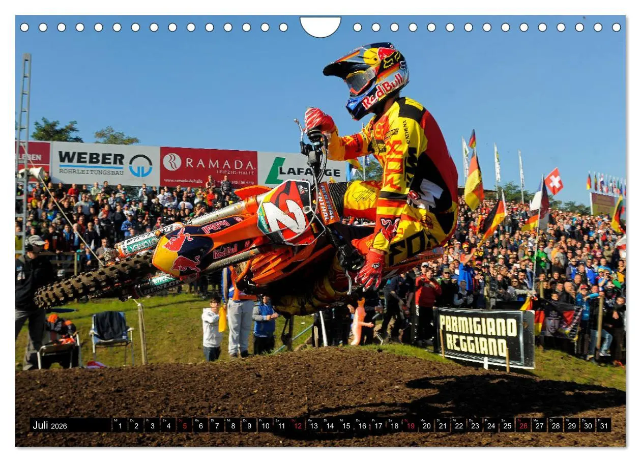Bild: 9783457745229 | Blickpunkte Motocross (Wandkalender 2026 DIN A4 quer), CALVENDO...