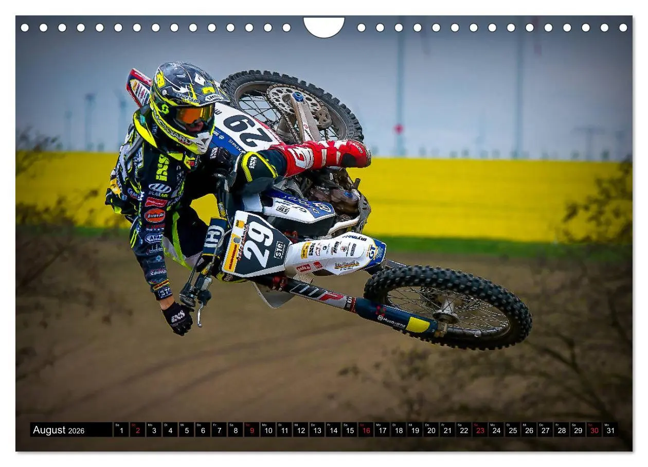 Bild: 9783457745229 | Blickpunkte Motocross (Wandkalender 2026 DIN A4 quer), CALVENDO...