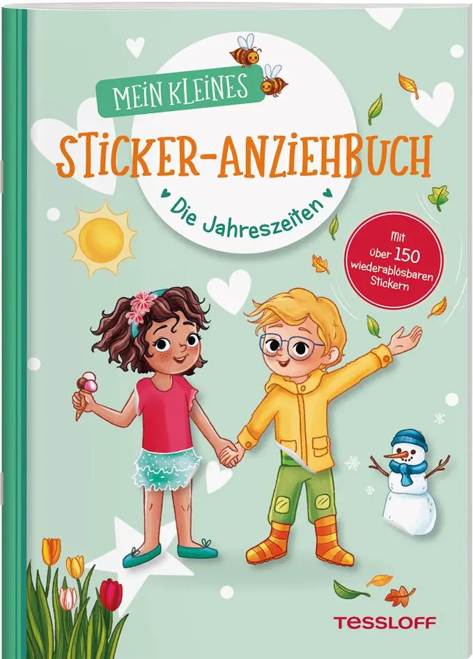 Cover: 9783788645229 | Mein kleines Sticker-Anziehbuch. Die Jahreszeiten | Julia Reindl