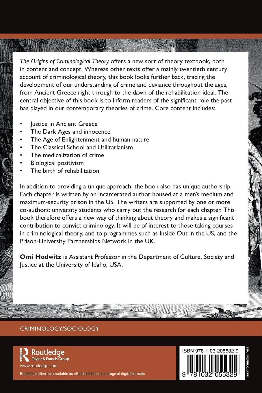 Rückseite: 9781032055329 | The Origins of Criminological Theory | Omi Hodwitz | Taschenbuch