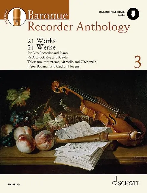 Cover: 9781847615329 | Heyens: Baroque Recorder Anthology, Volume 3 21 Works for Treble...