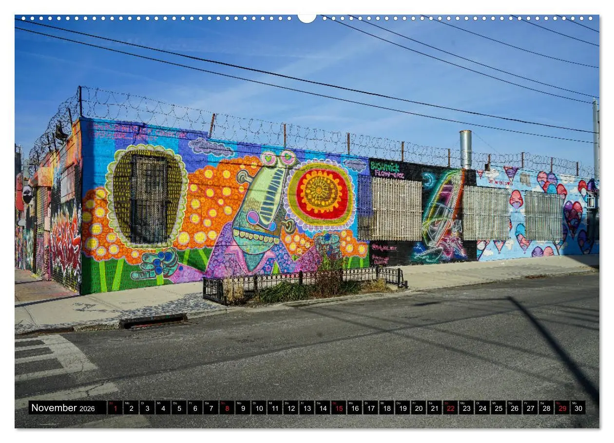 Bild: 9783457665329 | Bushwick Street Art (hochwertiger Premium Wandkalender 2026 DIN A2...
