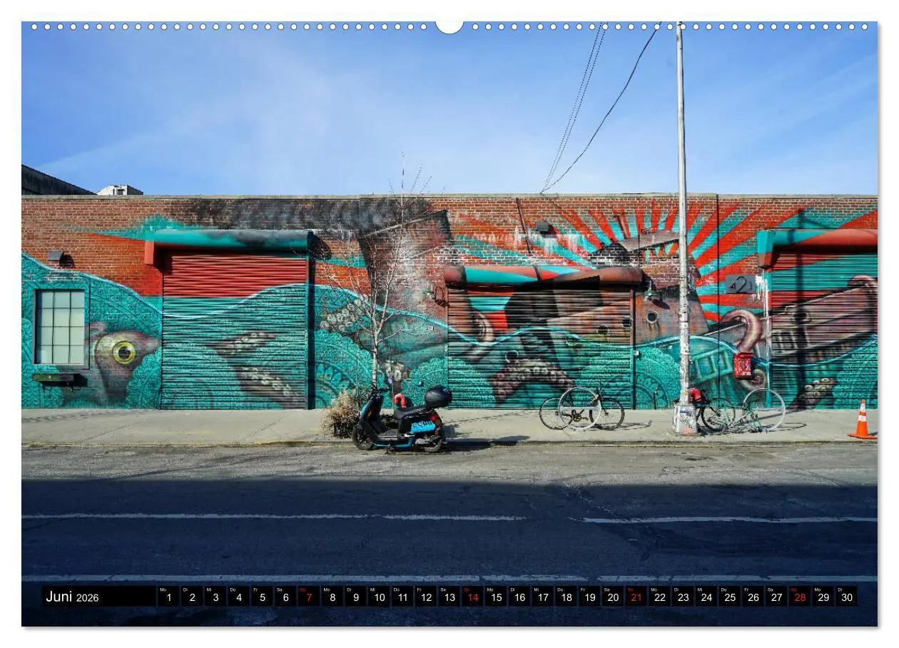 Bild: 9783457665329 | Bushwick Street Art (hochwertiger Premium Wandkalender 2026 DIN A2...