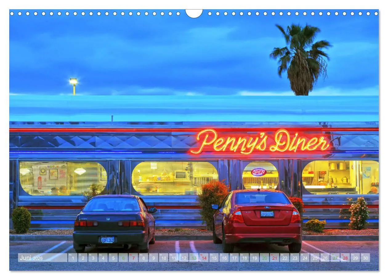 Bild: 9783457735329 | American Diner - es gibt sie noch (Wandkalender 2026 DIN A3 quer),...