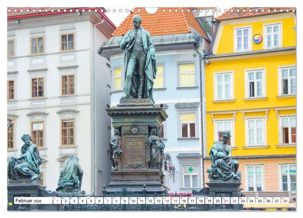 Bild: 9783457805329 | Graz - eine Stadt mit Flair (Wandkalender 2026 DIN A3 quer),...