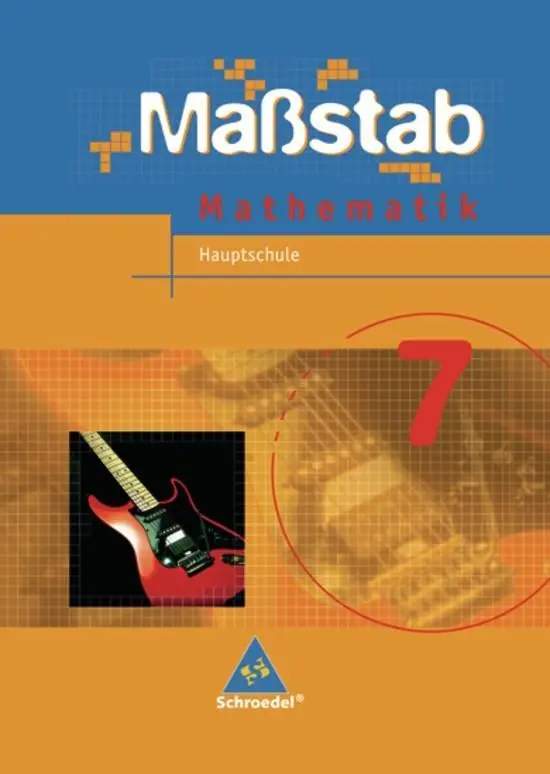 Cover: 9783507845329 | Maßstab 7. Mathematik. Schulbuch. Hauptschule. Niedersachsen,...