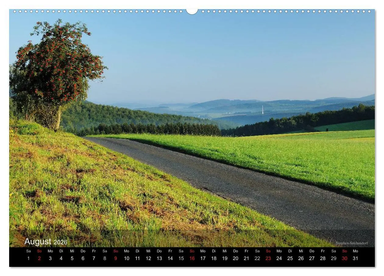 Bild: 9783516065329 | Kreis Siegen-Wittgenstein (Wandkalender 2026 DIN A2 quer), CALVENDO...