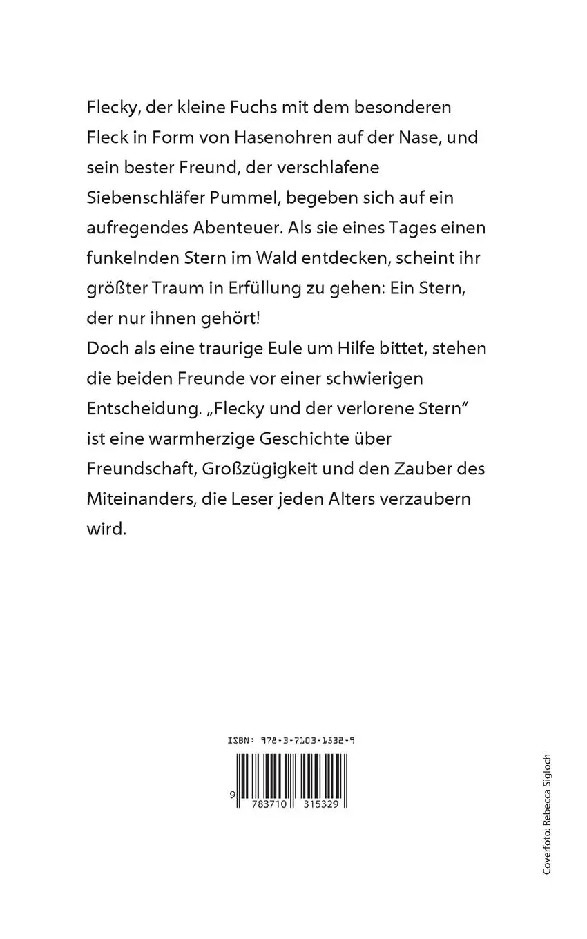 Rückseite: 9783710315329 | Flecky und der verlorene Stern | Abenteuer von Flecky und Pummel