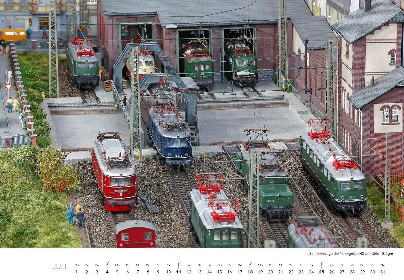 Bild: 9783960585329 | Traumanlagen von Modellbahnprofis Kalender 2027 | Kalender | 14 S.