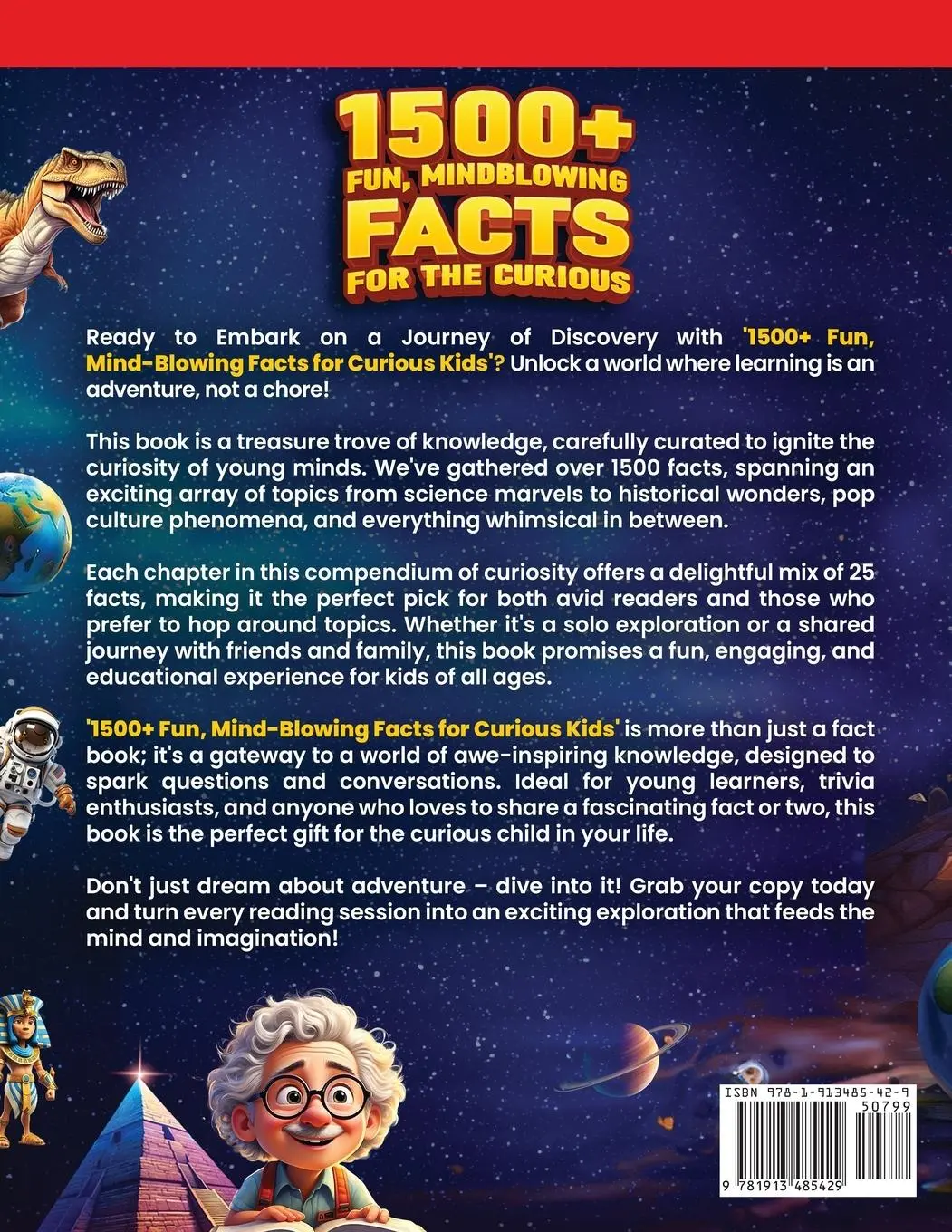 Rückseite: 9781913485429 | 1500+ Fun, Mindblowing Facts For The Curious | Will Kingsmen | Buch