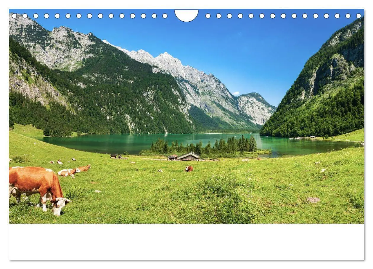 Bild: 9783435185429 | Der Königssee Perle unter dem Watzmann (Wandkalender 2025 DIN A4...
