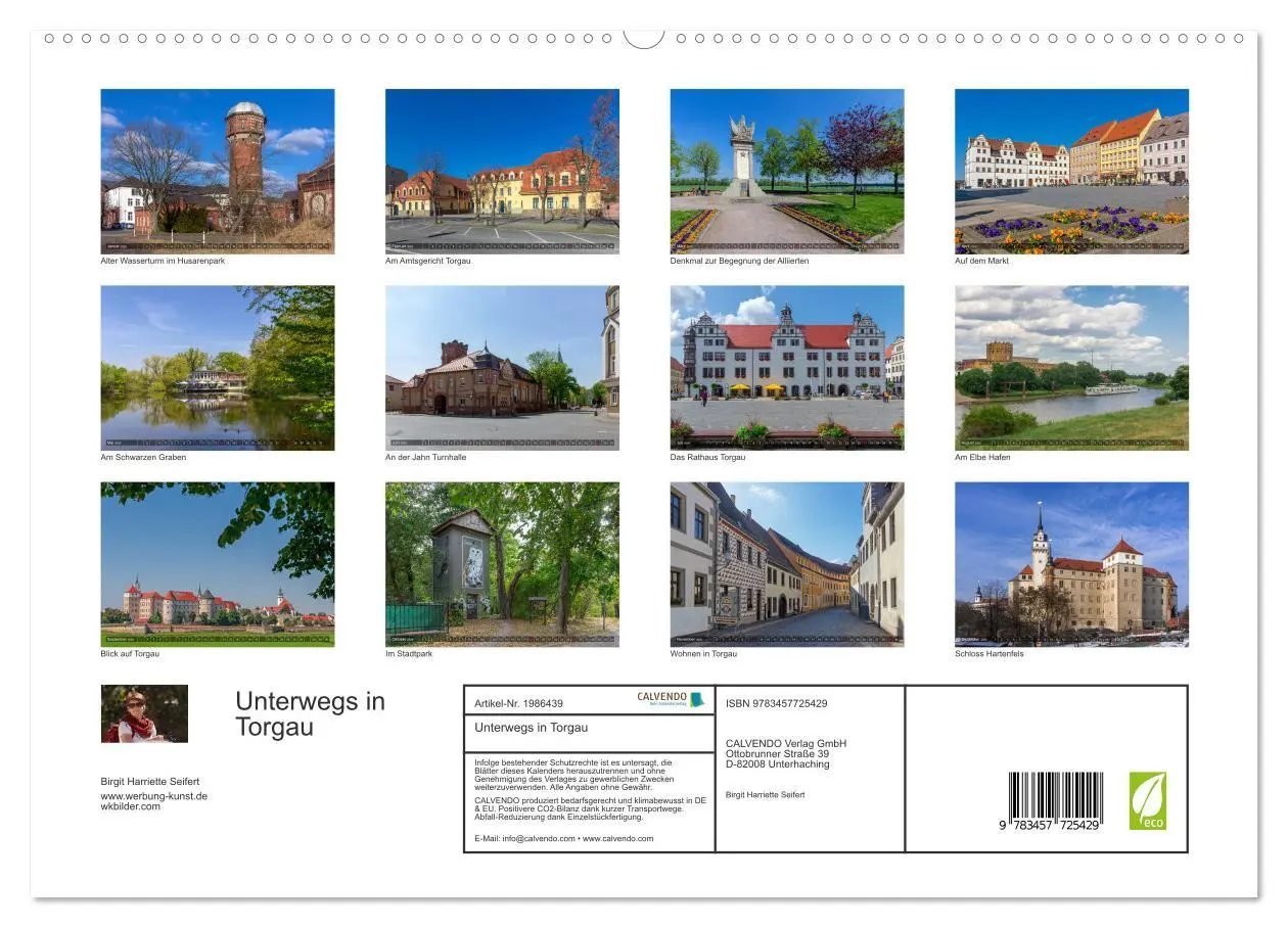 Bild: 9783457725429 | Unterwegs in Torgau (hochwertiger Premium Wandkalender 2026 DIN A2...