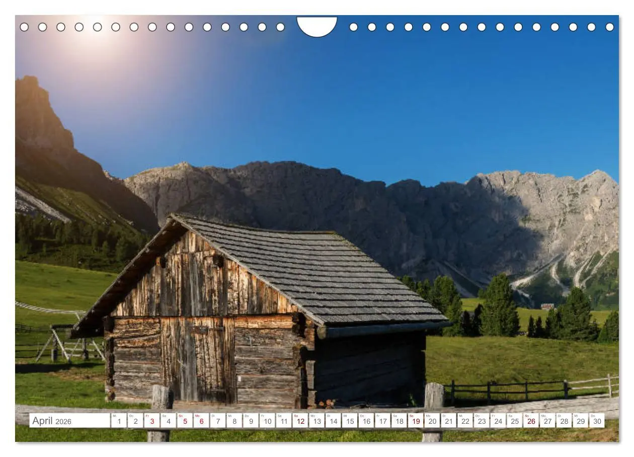 Bild: 9783457895429 | Typisch Südtirol (Wandkalender 2026 DIN A4 quer), CALVENDO...