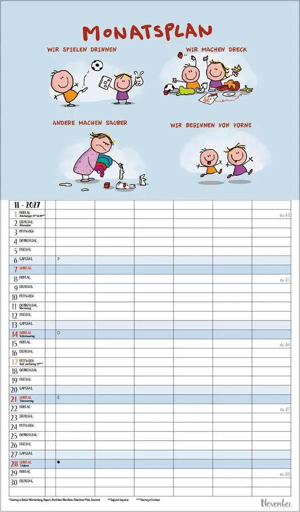 Bild: 9783819305429 | Unsere Familie ist die beste! 2027 | Verlag Korsch | Kalender | 14 S.