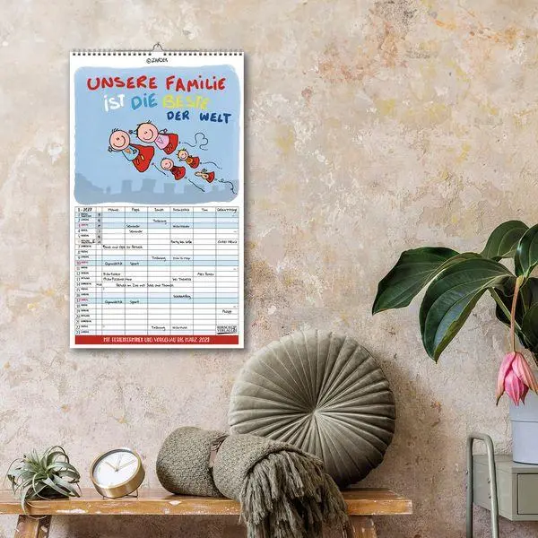 Bild: 9783819305429 | Unsere Familie ist die beste! 2027 | Verlag Korsch | Kalender | 14 S.