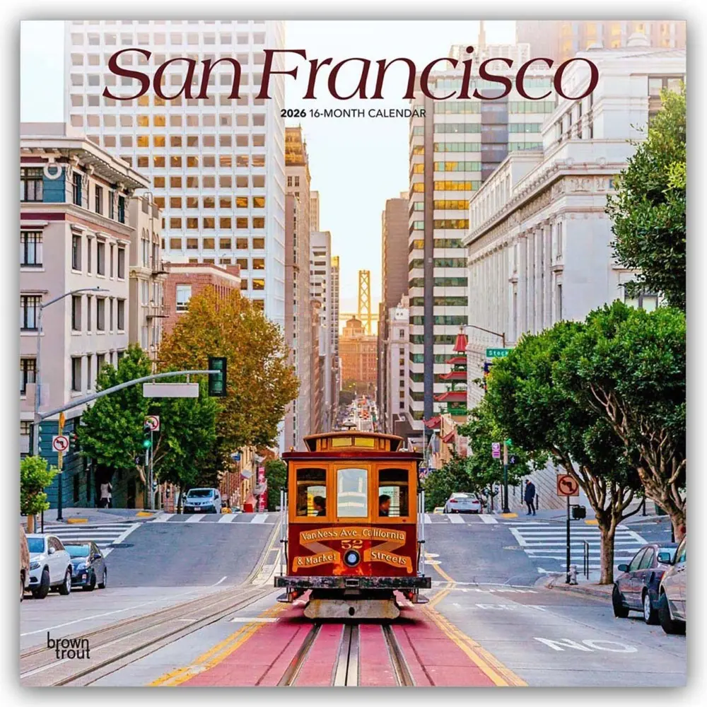 Cover: 9798330705429 | San Francisco 2026 12 X 24 Inch (Hanging) Monthly Square Wall...