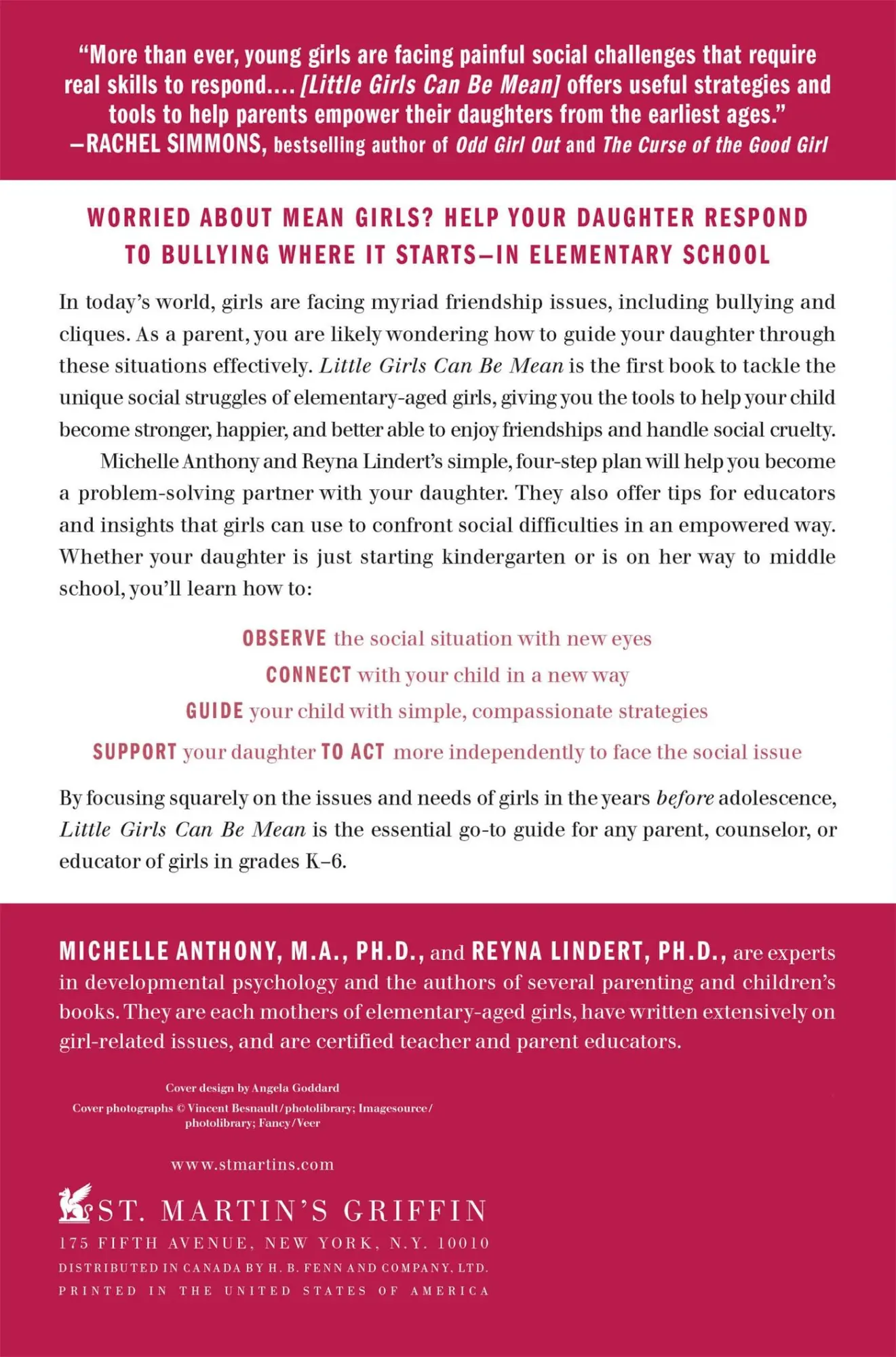 Rückseite: 9780312615529 | Little Girls Can Be Mean | Michelle Anthony (u. a.) | Taschenbuch
