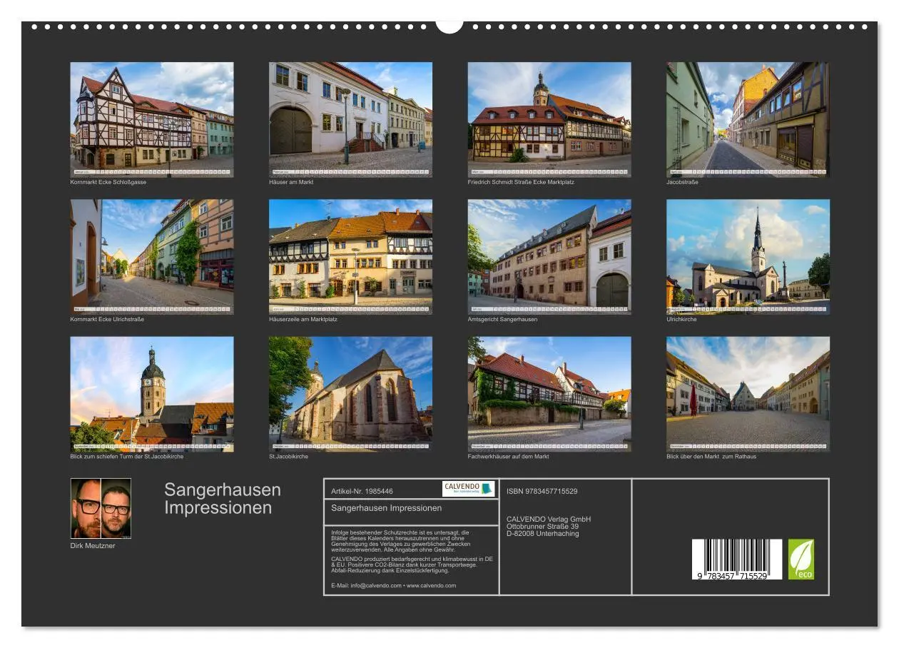 Bild: 9783457715529 | Sangerhausen Impressionen (hochwertiger Premium Wandkalender 2026...