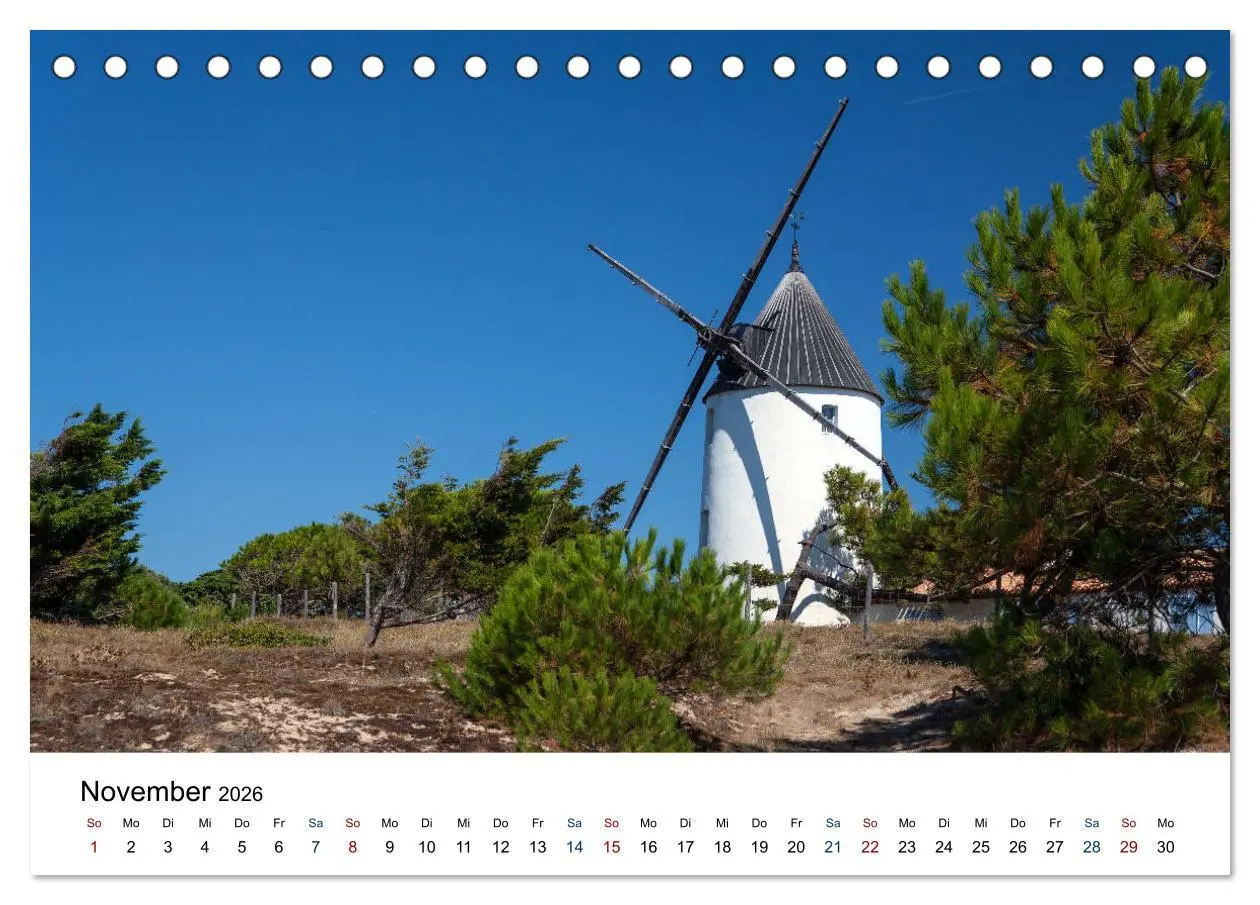 Bild: 9783457885529 | Vendée - Bilder von der Côte de Lumière (Tischkalender 2026 DIN A5...