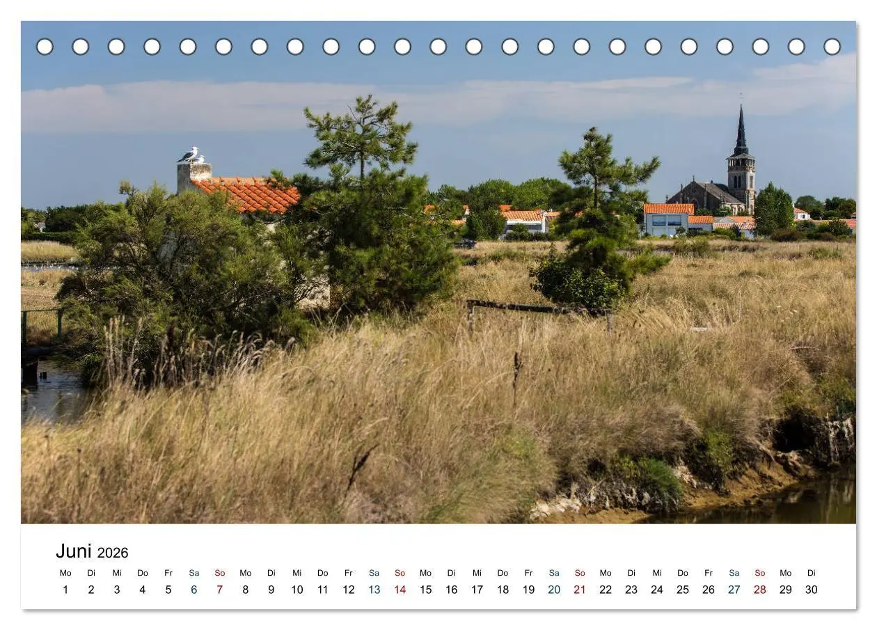 Bild: 9783457885529 | Vendée - Bilder von der Côte de Lumière (Tischkalender 2026 DIN A5...