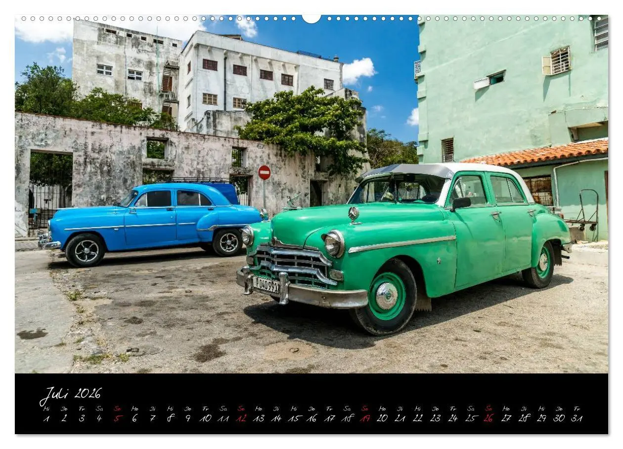 Bild: 9783516045529 | Kubas Klassische Automobile 2026 (Wandkalender 2026 DIN A2 quer),...