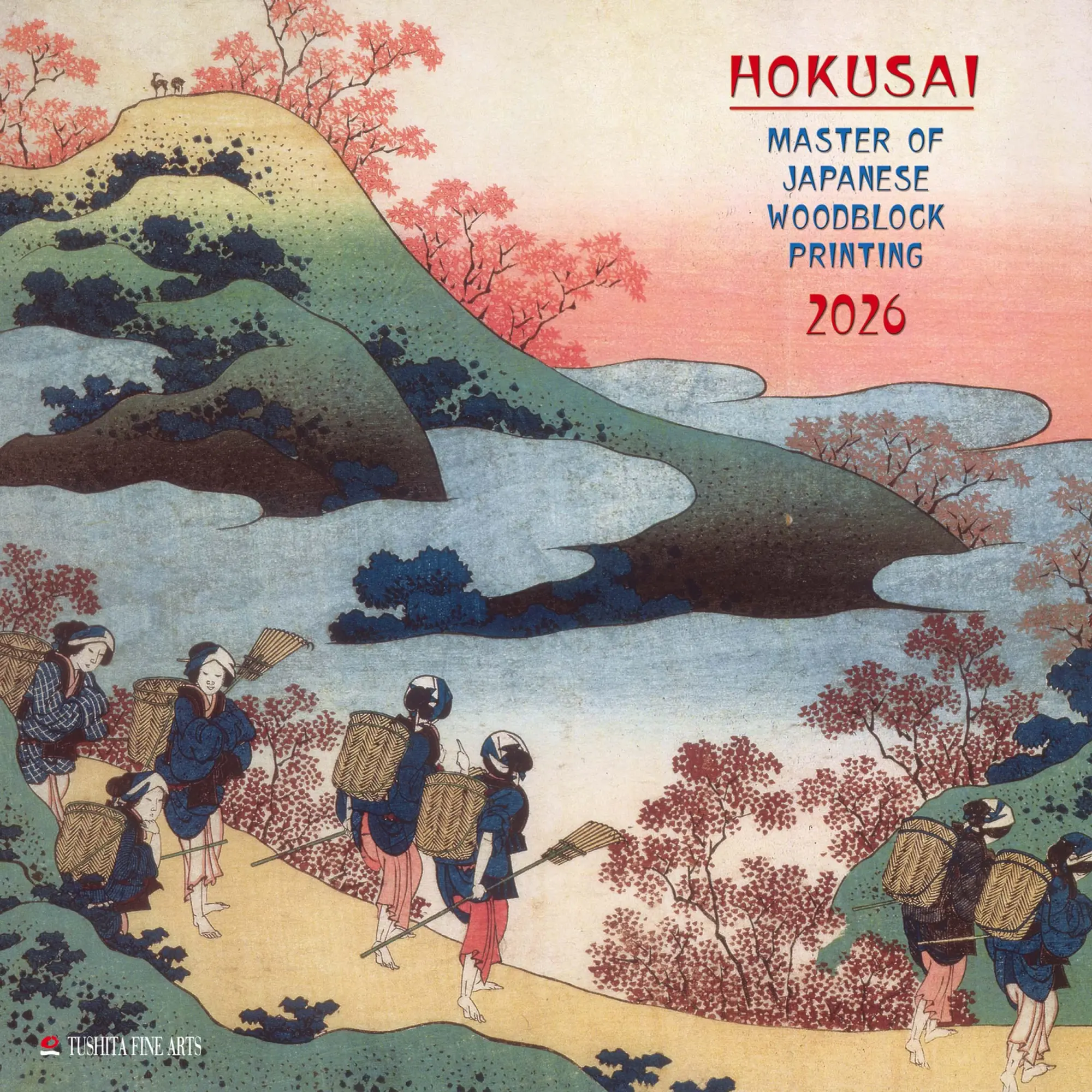 Cover: 9783959295529 | Hokusai - Japanese Woodblock Printing 2026 | Kalender 2026 | Kalender