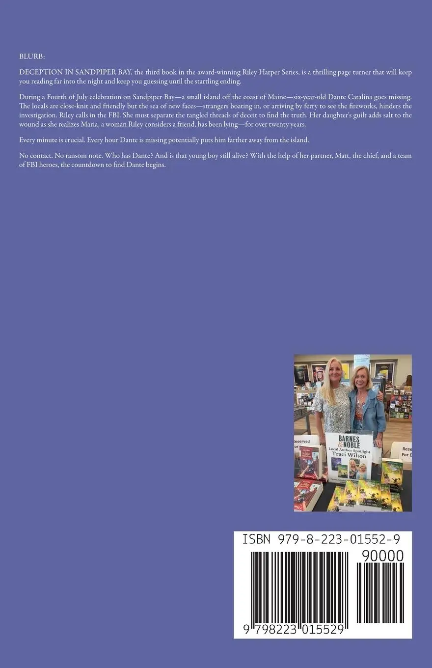 Rückseite: 9798223015529 | Deception at Sandpiper Bay | Traci Hall (u. a.) | Taschenbuch | 2023