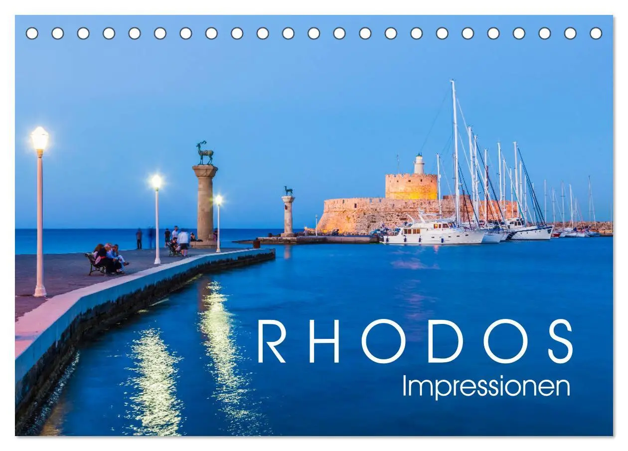 Cover: 9783457875629 | RHODOS Impressionen (Tischkalender 2026 DIN A5 quer), CALVENDO...