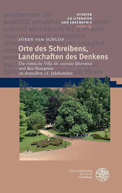Cover: 9783825395629 | Orte des Schreibens, Landschaften des Denkens | Sören vom Schloß