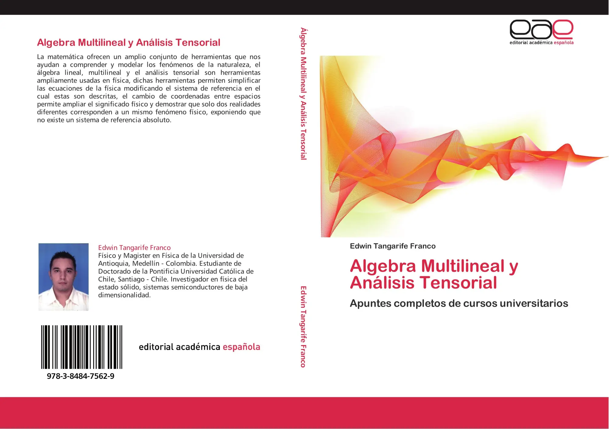 Cover: 9783848475629 | Algebra Multilineal y Análisis Tensorial | Edwin Tangarife Franco
