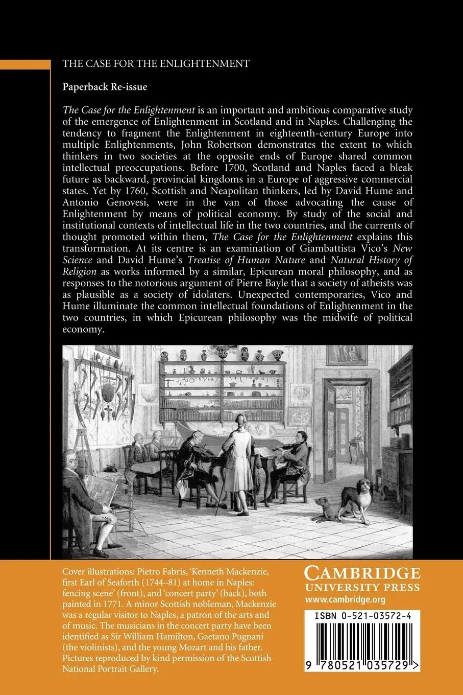 Rückseite: 9780521035729 | The Case for the Enlightenment | Scotland and Naples 1680 1760 | Buch