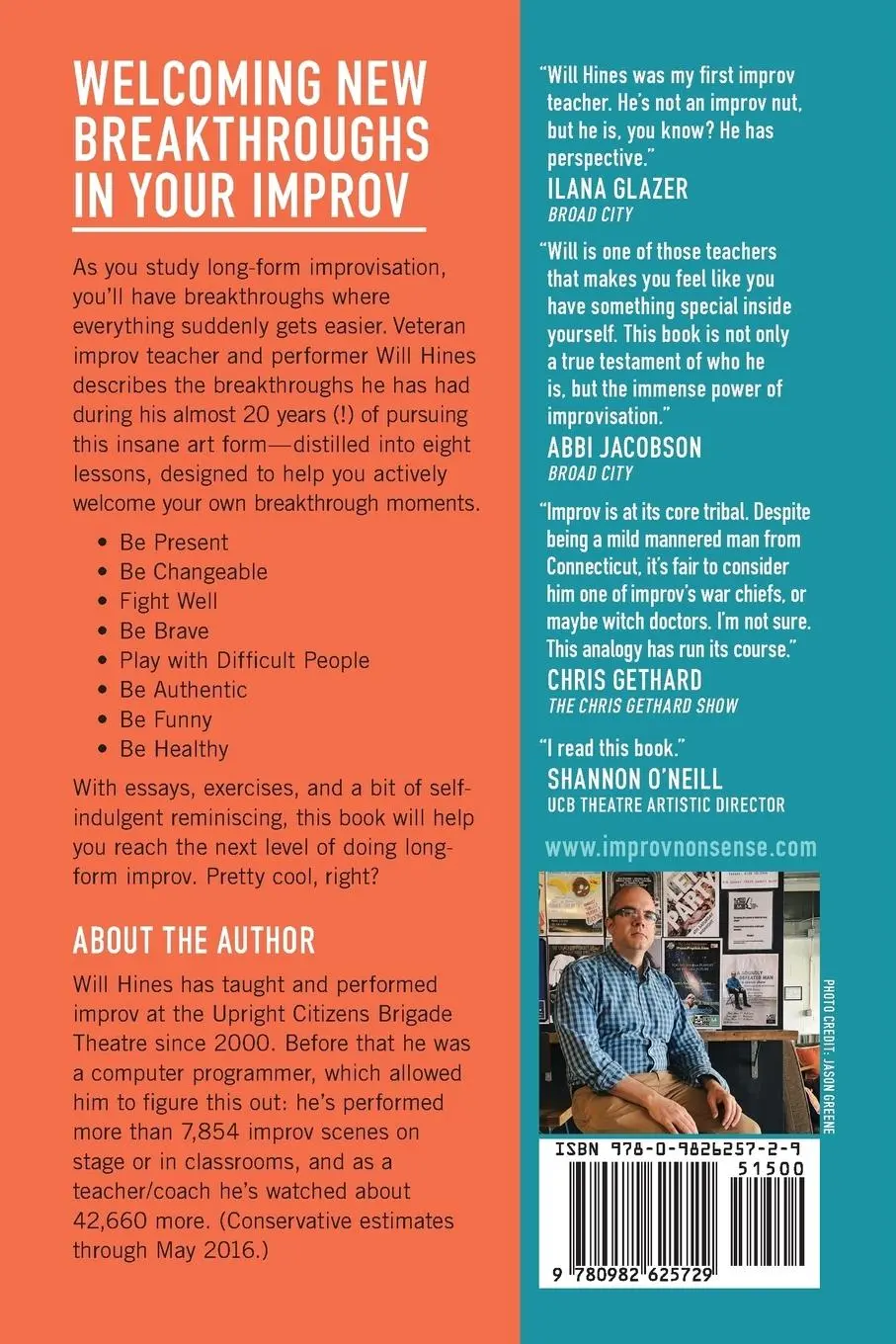 Rückseite: 9780982625729 | How to be the Greatest Improviser on Earth | Will Hines | Taschenbuch