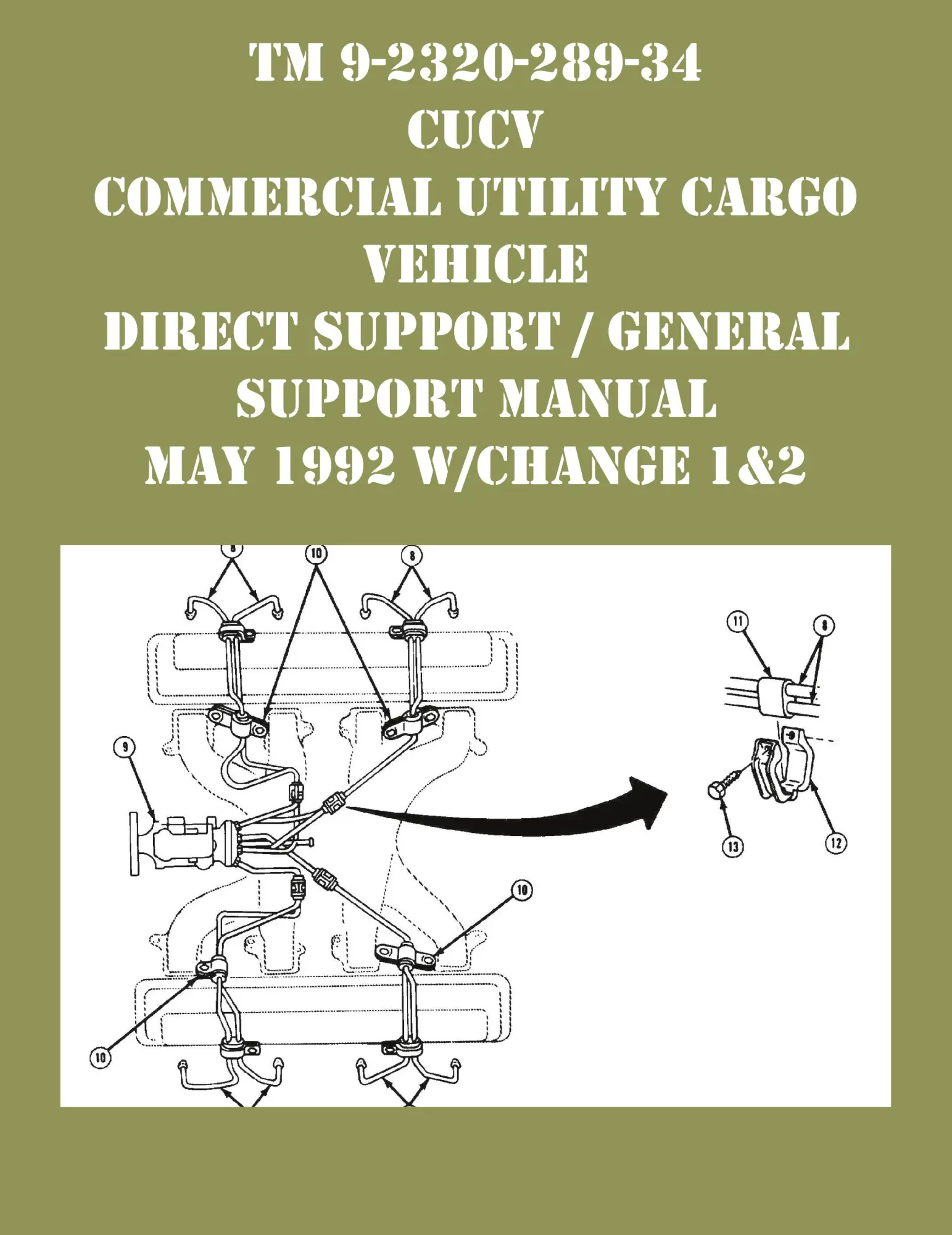 Cover: 9781954285729 | TM 9-2320-289-34 CUCV Commercial Utility Cargo Vehicle Direct...