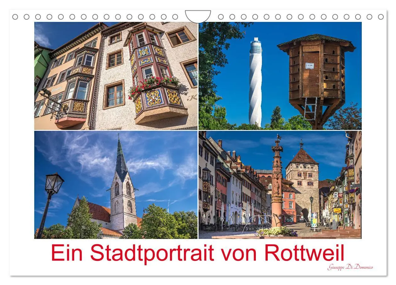 Cover: 9783457315729 | Ein Stadtportrait von Rottweil (Wandkalender 2026 DIN A4 quer),...