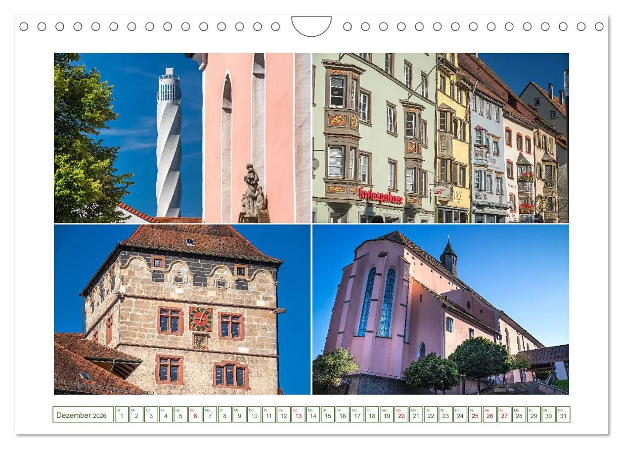 Bild: 9783457315729 | Ein Stadtportrait von Rottweil (Wandkalender 2026 DIN A4 quer),...