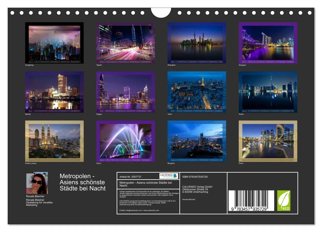 Bild: 9783457935729 | Metropolen - Asiens schönste Städte bei Nacht (Wandkalender 2026...