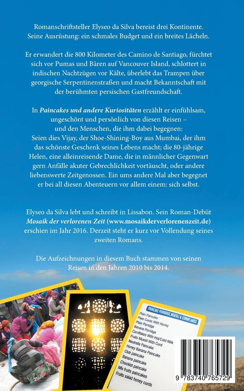 Rückseite: 9783740765729 | Paincakes und andere Kuriositäten | Elyseo Da Silva | Taschenbuch