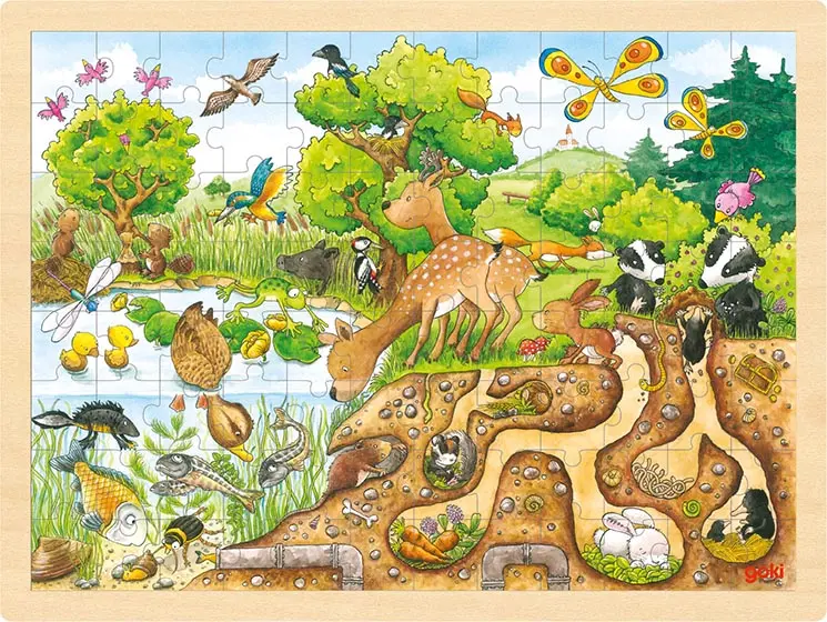 Cover: 4013594575829 | Einlegepuzzle Erlebnis Natur | Puzzle | Deutsch | 2020
