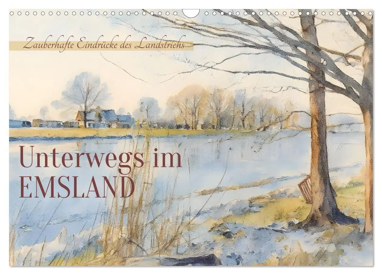 Cover: 9783516705829 | Unterwegs im Emsland (Wandkalender 2026 DIN A3 quer), CALVENDO...