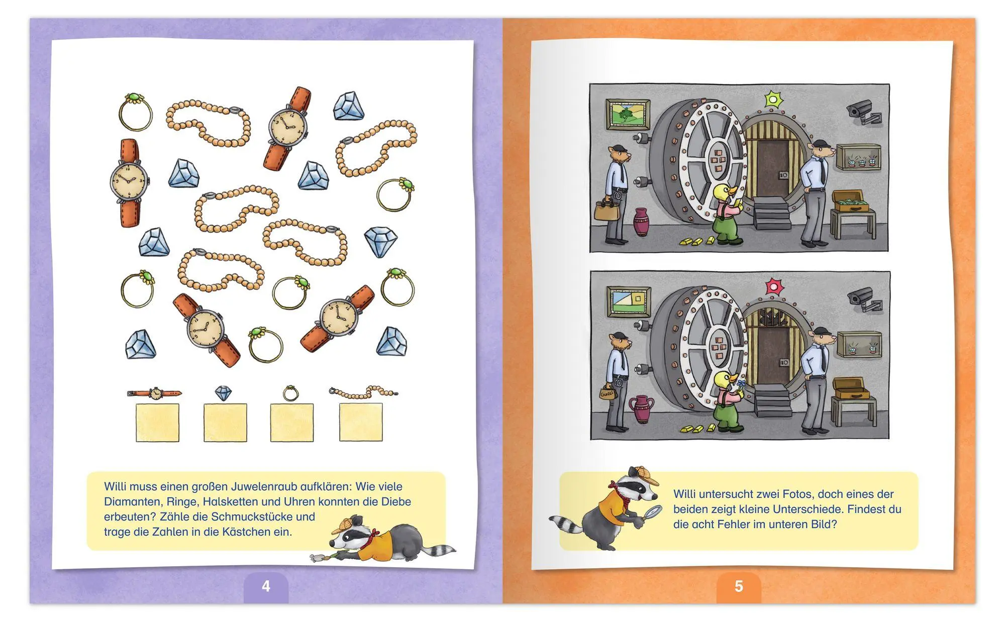 Bild: 9783780665829 | Das große Rätselbuch mit Detektiv Willi | für Kinder ab 5 Jahre | Buch