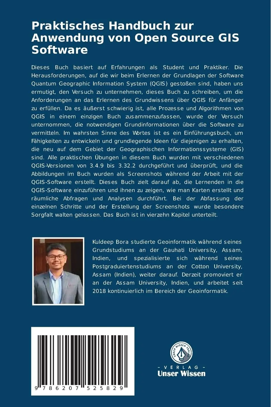 Rückseite: 9786207525829 | Praktisches Handbuch zur Anwendung von Open Source GIS Software | Buch