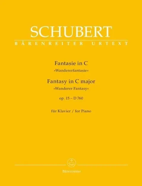 Cover: 9790006525829 | Fantasie in C op. 15 D 760 "Wandererfantasie" für Klavier | Schubert