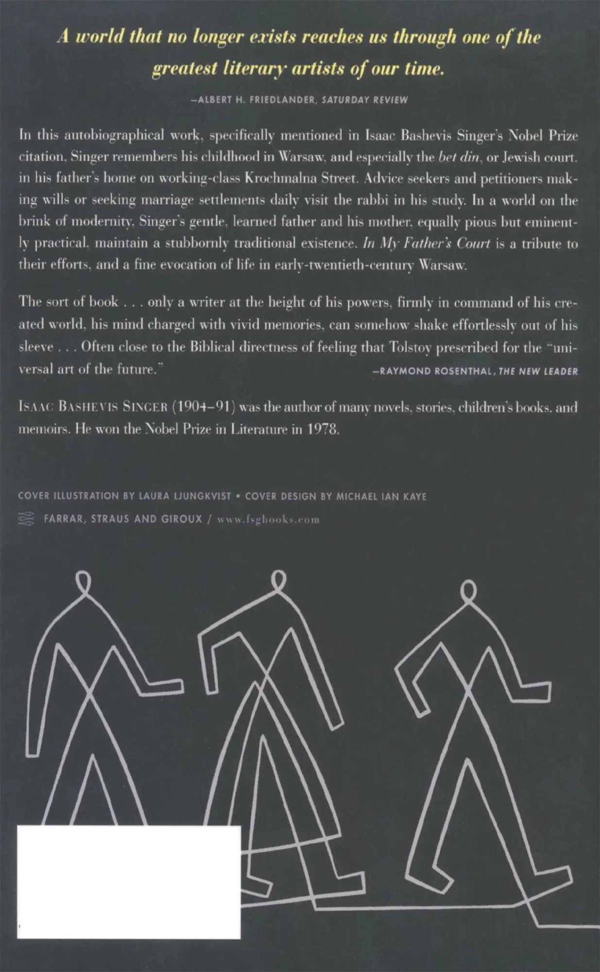 Rückseite: 9780374505929 | In My Father's Court | Isaac Bashevis Singer | Taschenbuch | Englisch