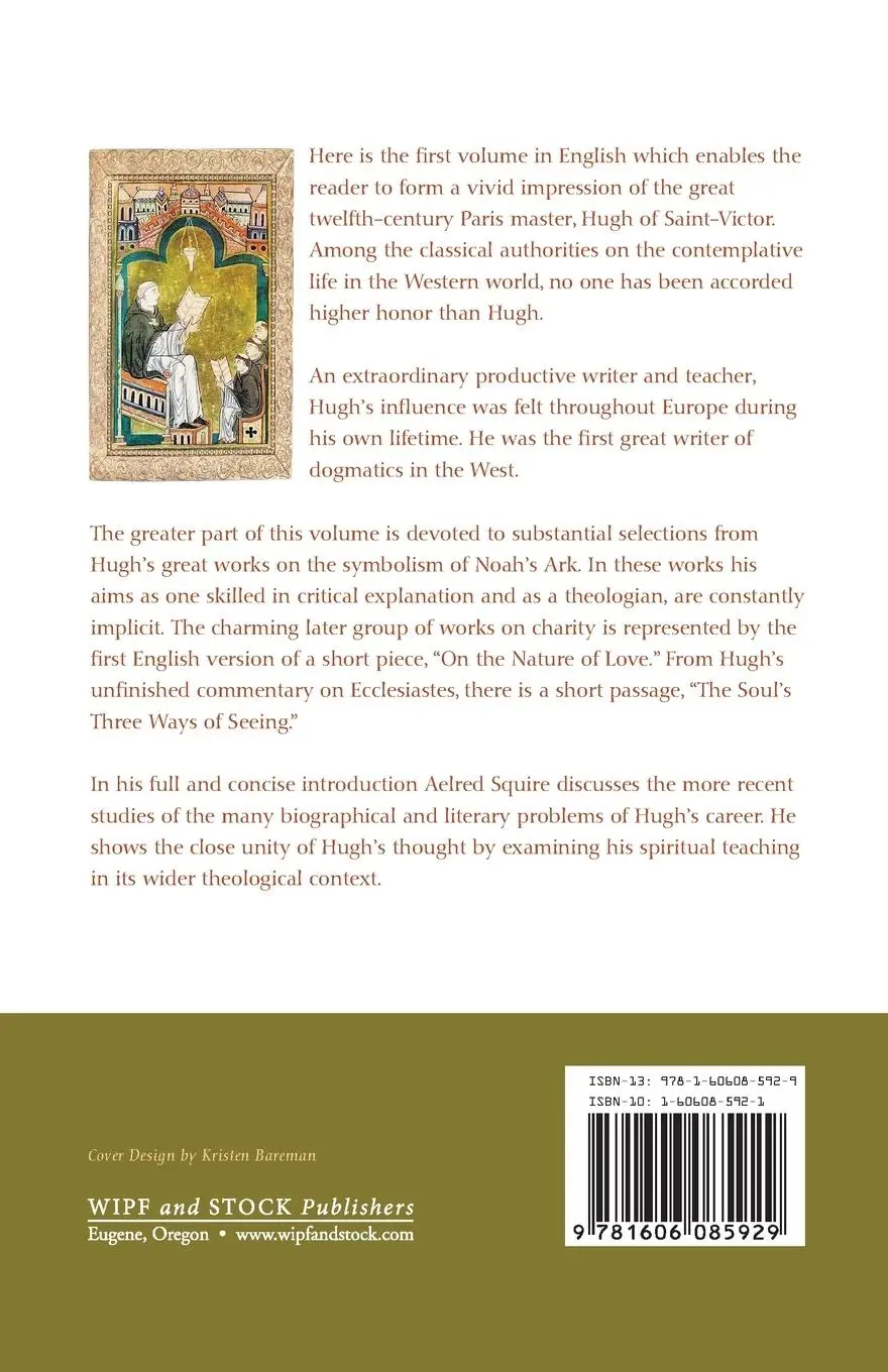 Rückseite: 9781606085929 | Hugh of Saint-Victor | Hugh of Saint Victor (u. a.) | Taschenbuch