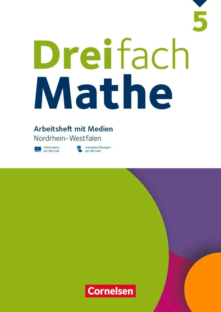 Cover: 9783060026029 | Dreifach Mathe 5. Schuljahr - Nordrhein-Westfalen - Ausgabe 2022 -...