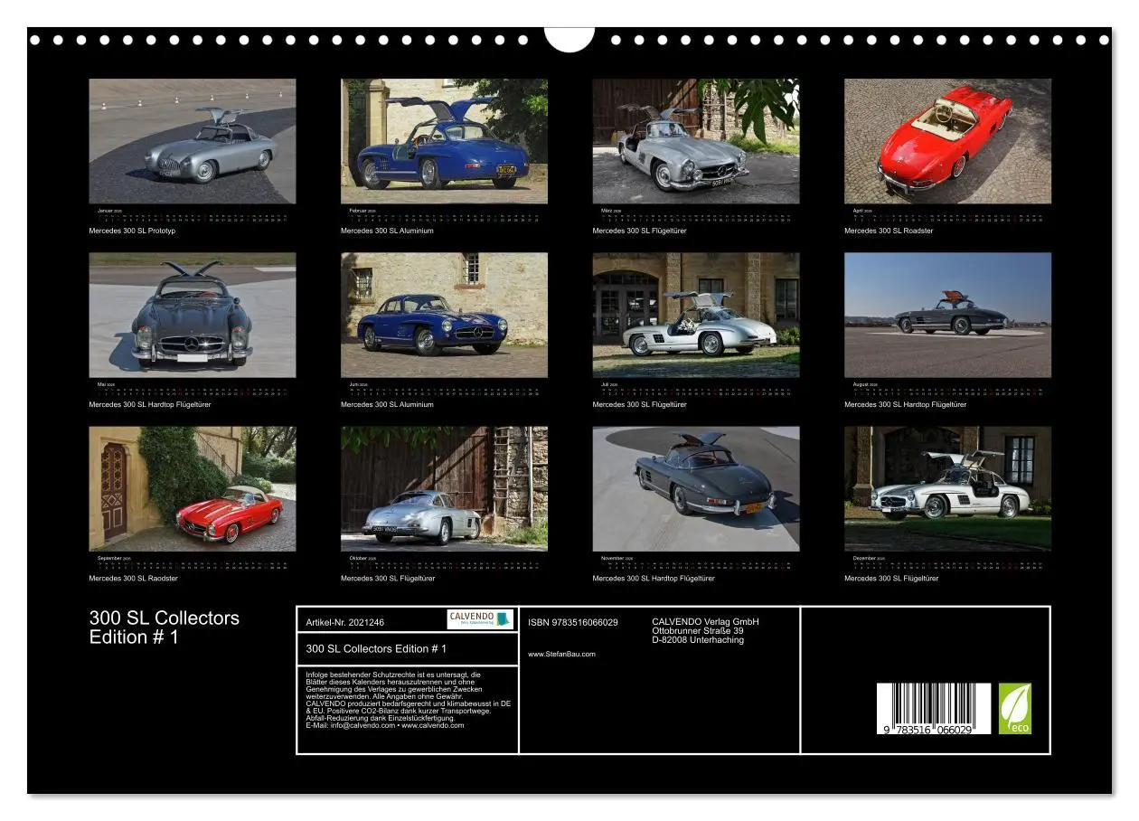 Bild: 9783516066029 | 300 SL Collectors Edition # 1 (Wandkalender 2026 DIN A3 quer),...