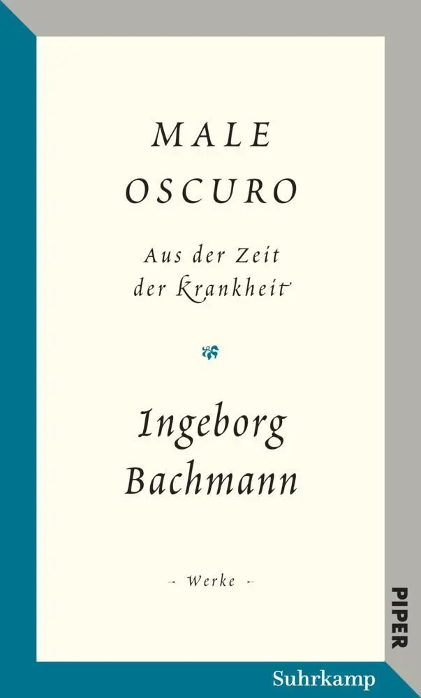 Cover: 9783518426029 | Salzburger Bachmann Edition - »Male oscuro« | Ingeborg Bachmann | Buch