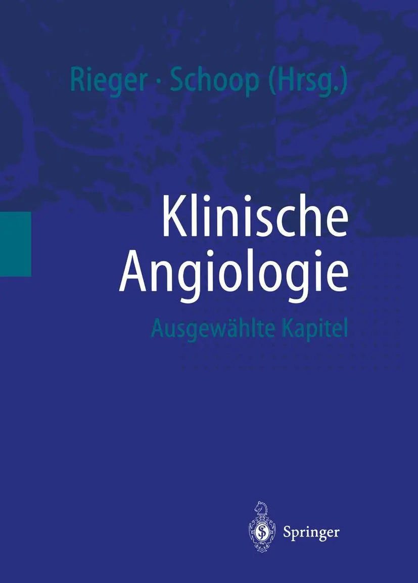 Cover: 9783540656029 | Klinische Angiologie | Ausgewählte Kapitel | Werner Schoop (u. a.)