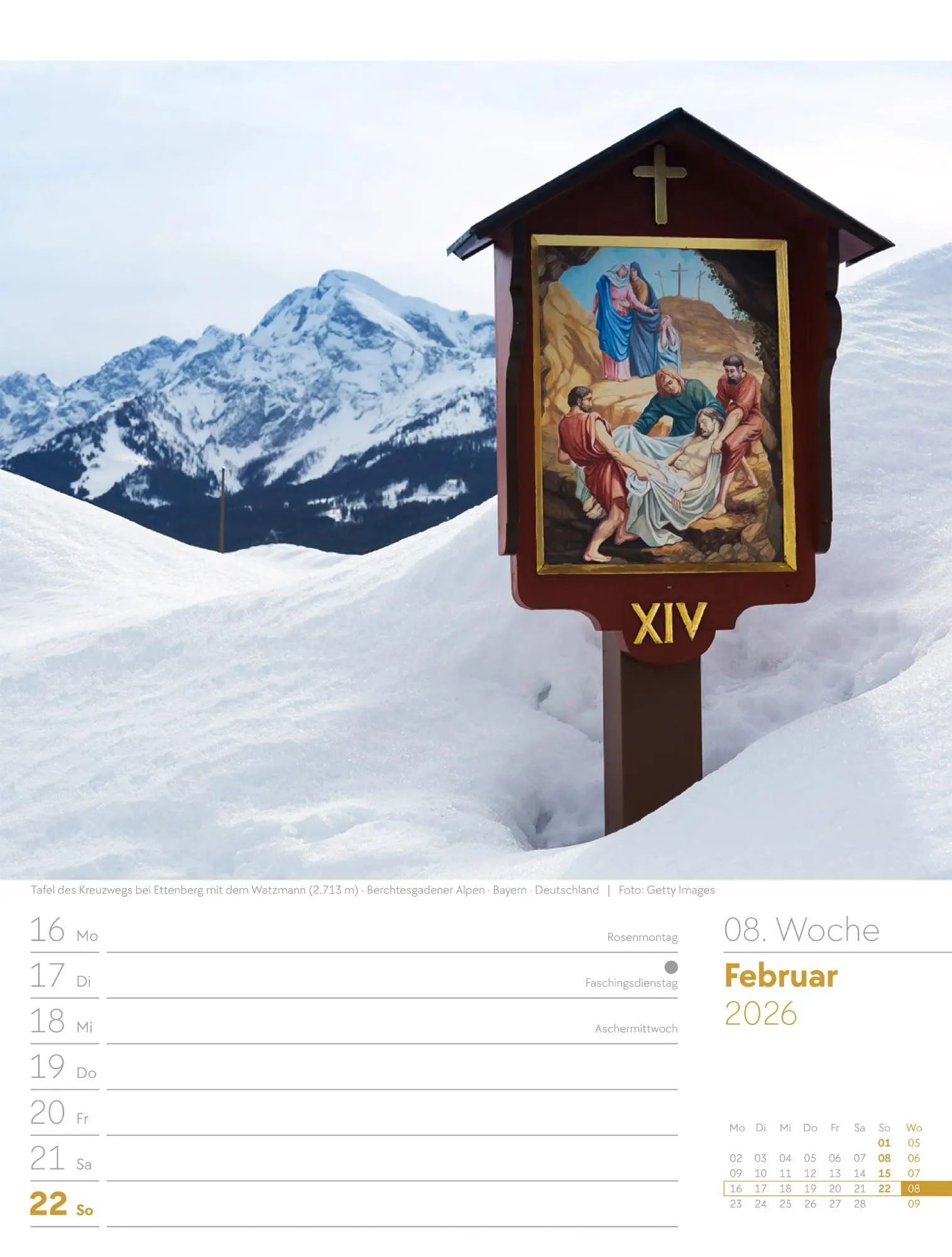 Bild: 9783838436029 | Faszination Alpenwelt - Wochenplaner Kalender 2026 | GmbH | Kalender