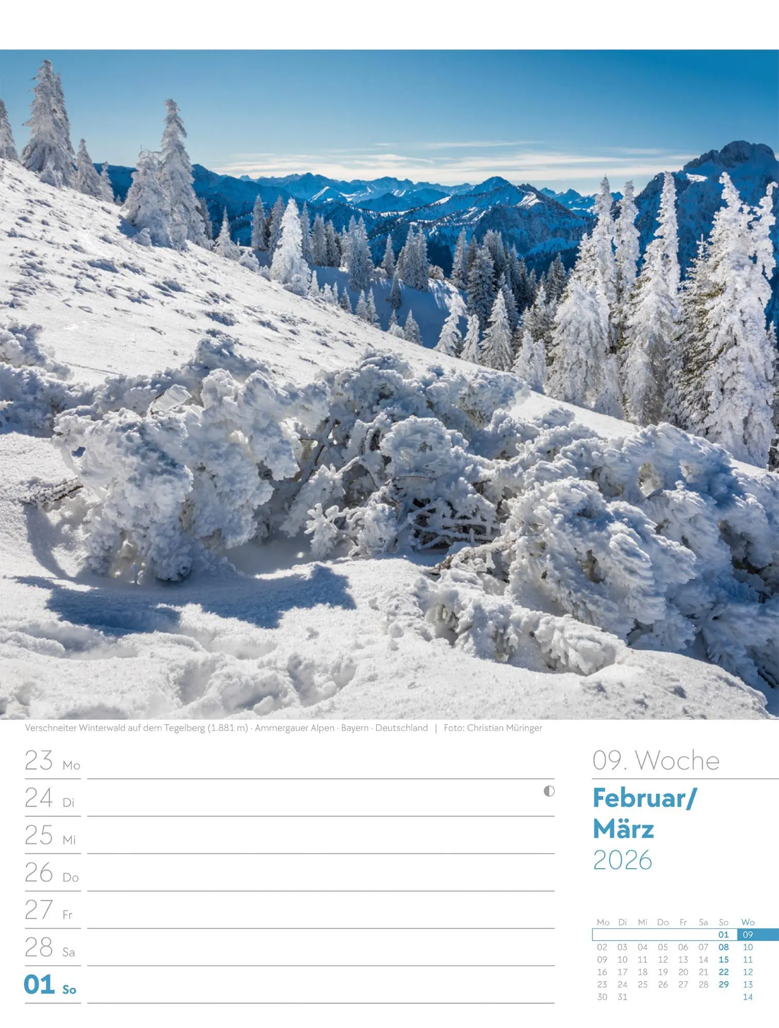 Bild: 9783838436029 | Faszination Alpenwelt - Wochenplaner Kalender 2026 | GmbH | Kalender